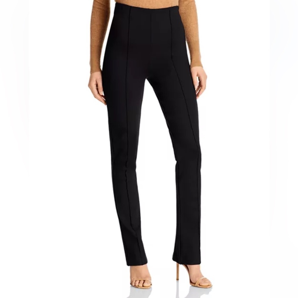 13. HUGO BOSS Eysa High Waist Zip Cuff Trousers In Black
